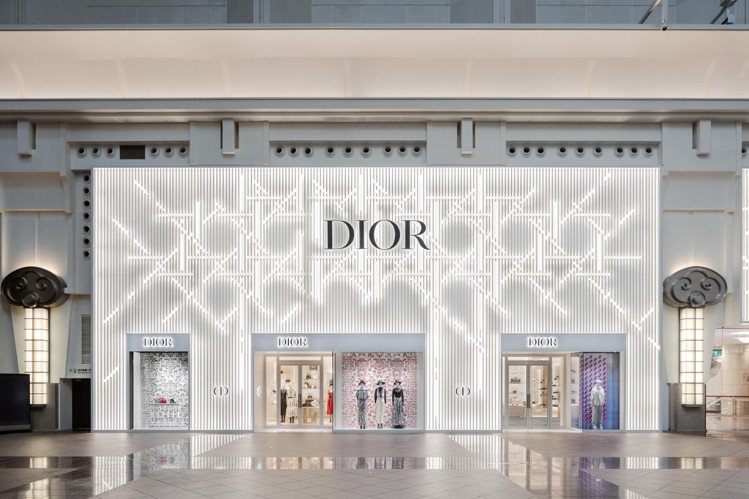 台北101購物中心全新Dior旗艦店。圖／台北101提供