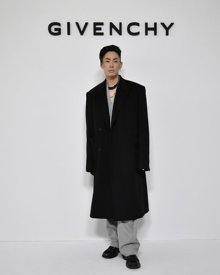 吳建豪出席Givenchy 2023秋冬巴黎男裝發表。圖／紀梵希提供