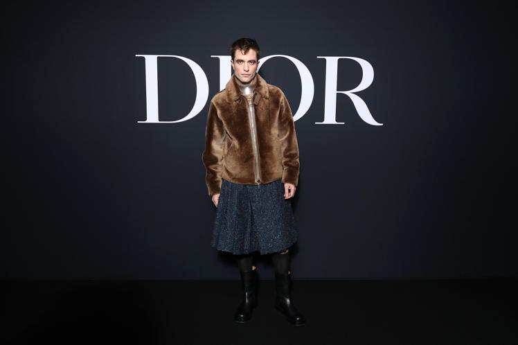 羅伯派汀森出席Dior男裝秀。圖／Dior提供