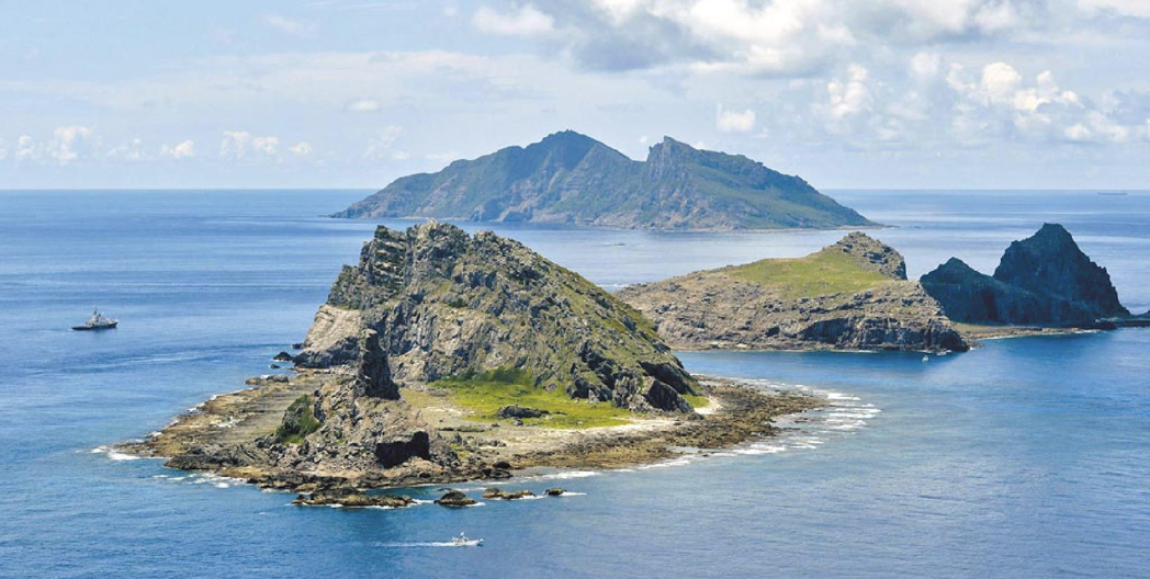 2020年，釣魚台島被日本更名，我國外交部嚴正抗議。（美聯社）