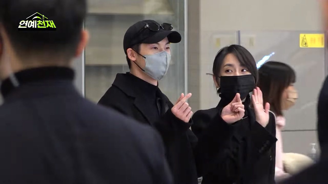 許光漢與柯佳嬿為宣傳電影版「想見你」特前飛往韓國。 圖／擷自Youtube