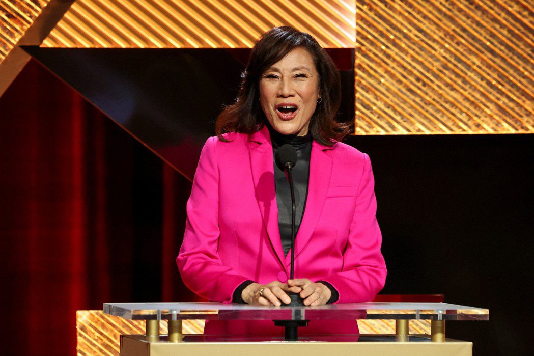 近年美國影藝學院積極彰顯協會多元性，包含新任主席楊燕子（Janet Yang）自2022年8月上任，是該學院首位華裔主席。 圖／路透社