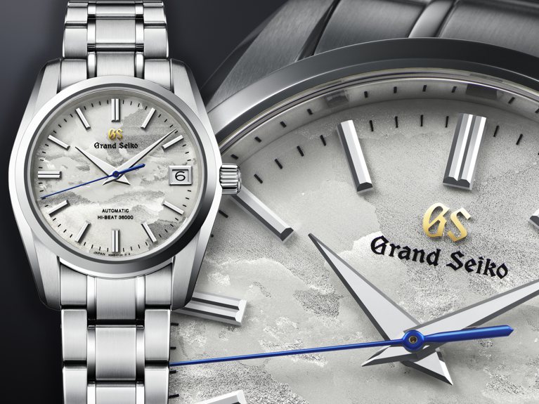 Grand Seiko紀念9S機芯問世25周年，於是再度以品牌雫石高級時計工坊所在地附近的岩手山為題材，來設計限定表款。圖／Seiko提供