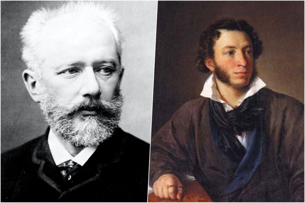 俄羅斯19世紀浪漫派作曲家柴可夫斯基（左）與文學家普希金（右）。 圖／維基共享 ...