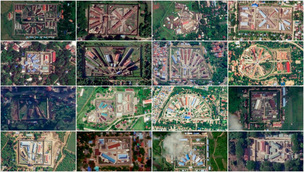 Planet Labs 提供這張從 2020 年至 2021 年的衛星組合照片，...