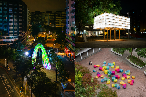 2023台灣燈會在台北，以東區為主戰場的光展區共展出16件作品，2月5日至2月1...