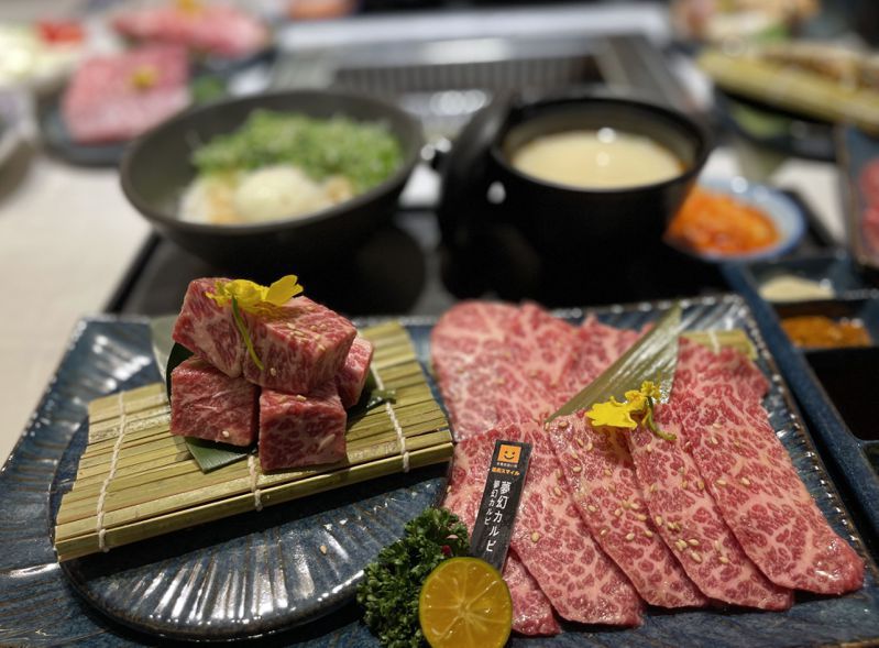 「燒肉Smile」的特選A5和牛套餐，最受網友青睞。記者王昭月／攝影