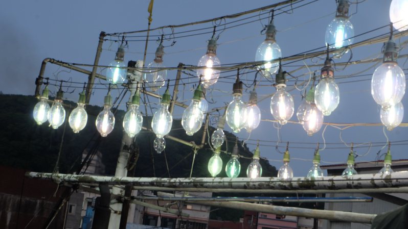 漁船集魚燈若改為LED也可成為農業溫室氣體增量抵換措施之一。本報資料照片