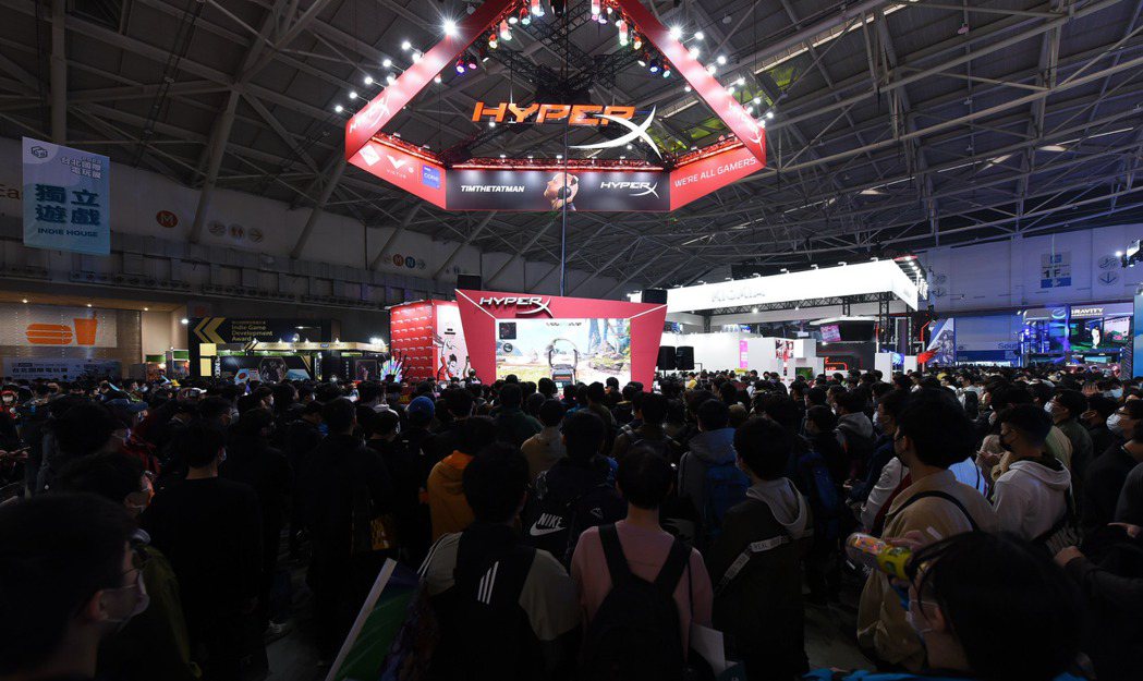 台北國際電玩展天天人潮爆滿。 台北市電腦公會／提供