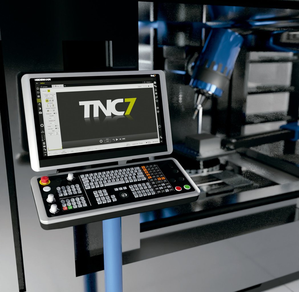 海德漢將在台北工具機展展示新世代控制器TNC7。海德漢/提供