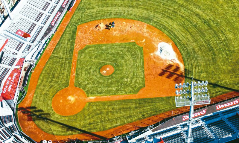 新竹市立棒球場改善進度備受關注。本報資料照片