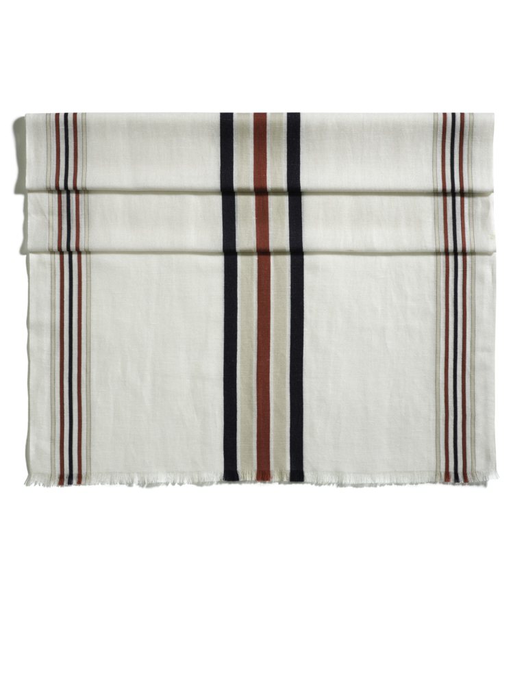 Porto Venere喀什米爾精紡圍巾，23,700元。圖／Loro Piana提供