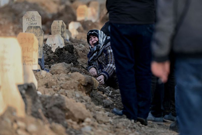 土耳其大地震，造成該國與鄰國敘利亞逾3.3萬人罹難。法新社