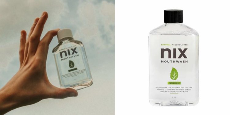 NIX 天然漱口水隨身瓶。圖／P+提供
