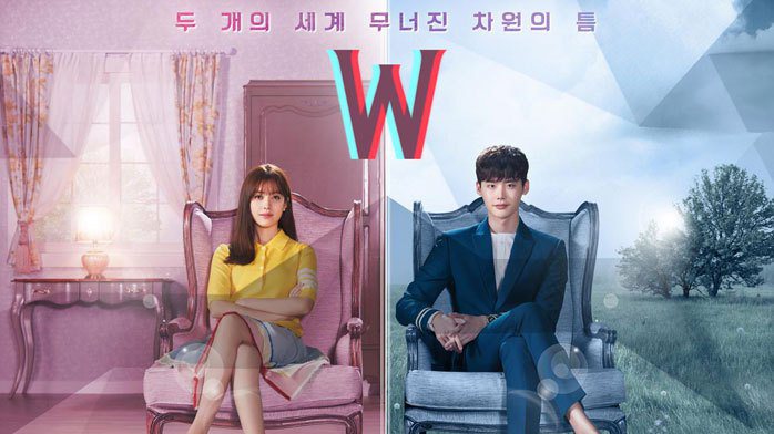 李鍾碩、韓孝周代表作《W-兩個世界》。圖／MBC官網