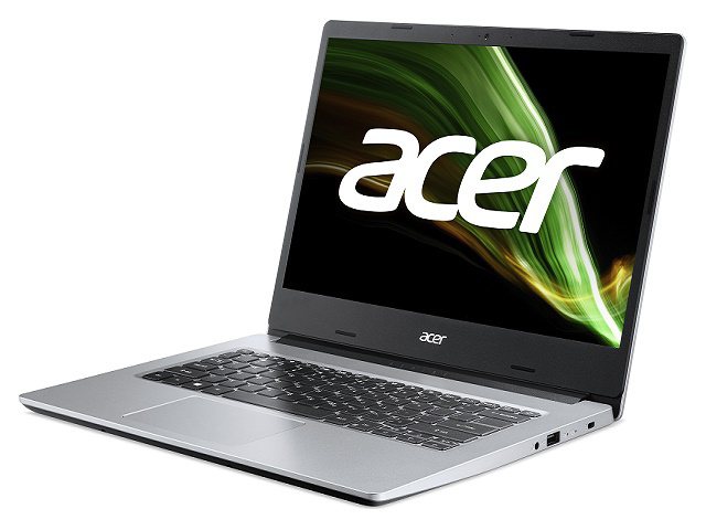 輕薄文書Acer Aspire 1 14吋筆電，搭配遠傳電信指定方案月付999元、專案價1,990元；月付1,399元、專案價0元。圖／遠傳電信提供