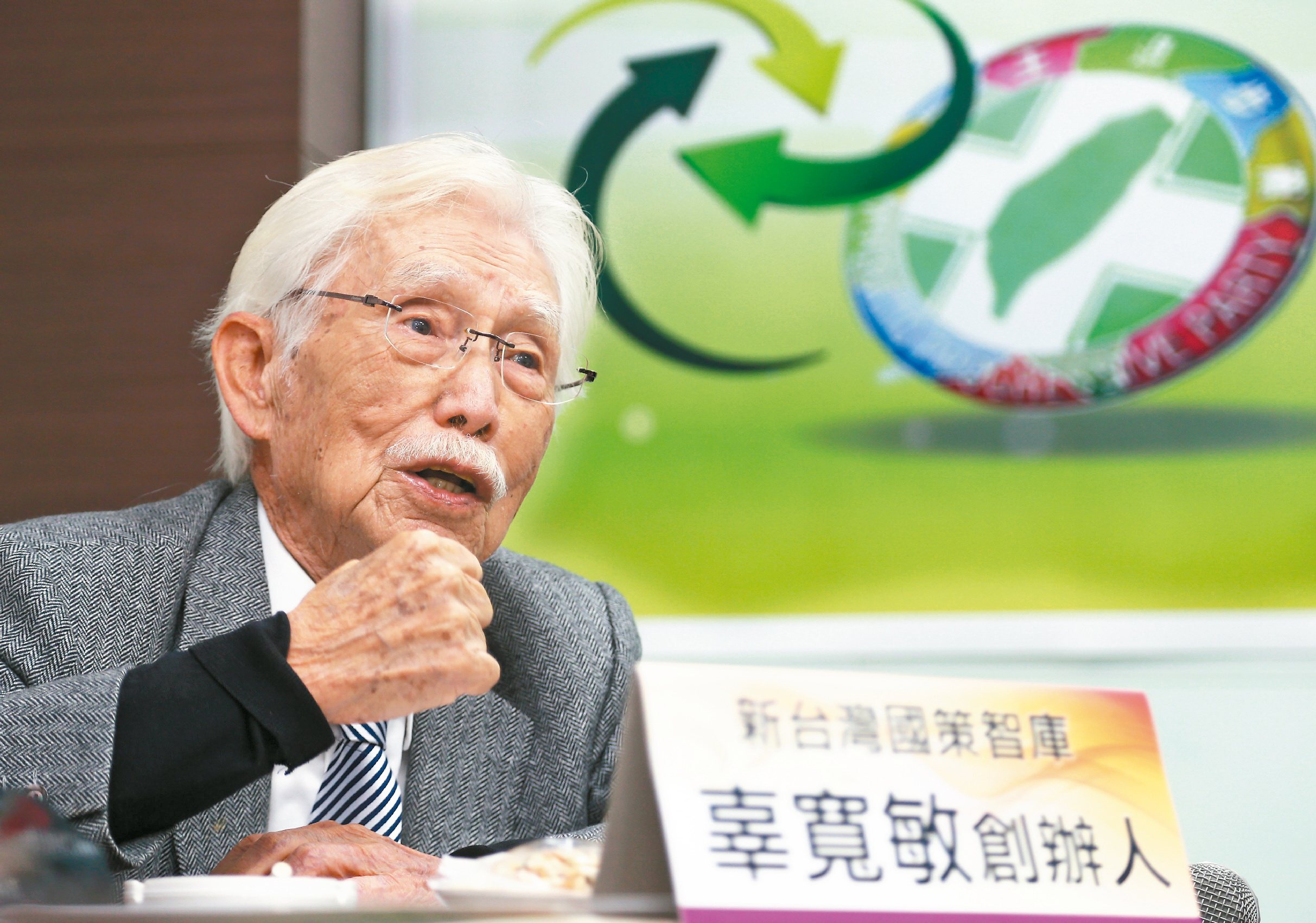 總統府資政辜寬敏27日辭世，享耆壽97歲。本報資料照片