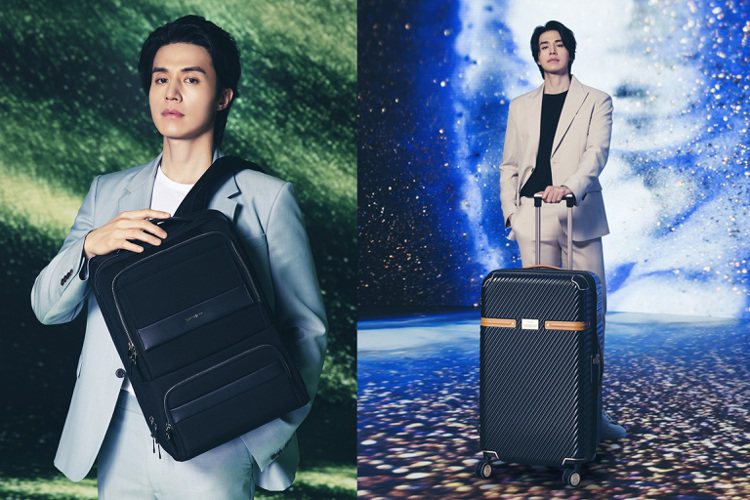 李棟旭在繼蘇志燮之後，成為行李裝備品牌Samsonite的韓國形象大使。圖／摘自Samsonite Korea Facebook