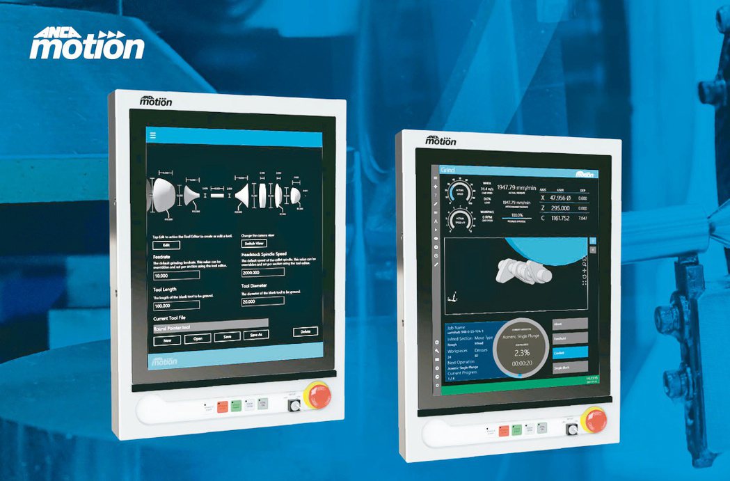 Commander客製化介面軟體與19”觸控螢幕。安科自動化／提供