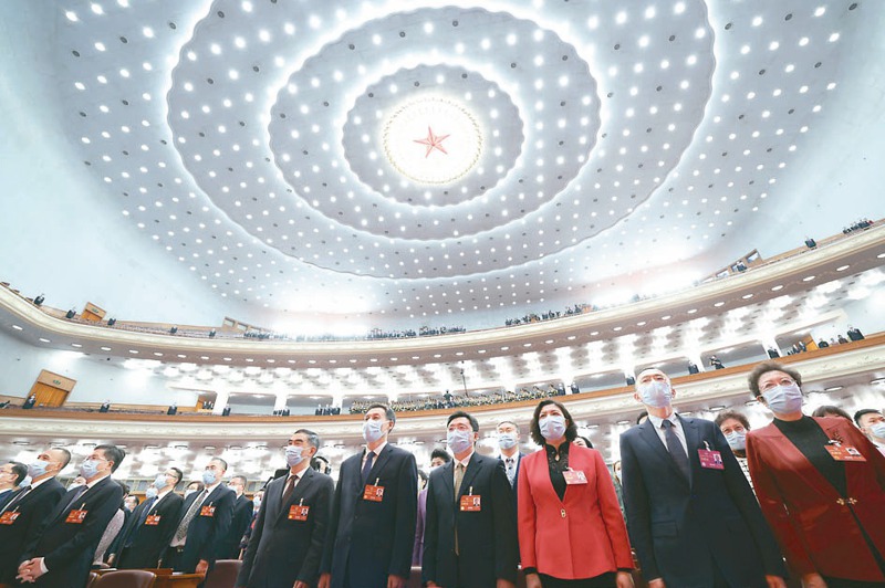 中國大陸兩會登場，全國政協會議4日開幕。新華社