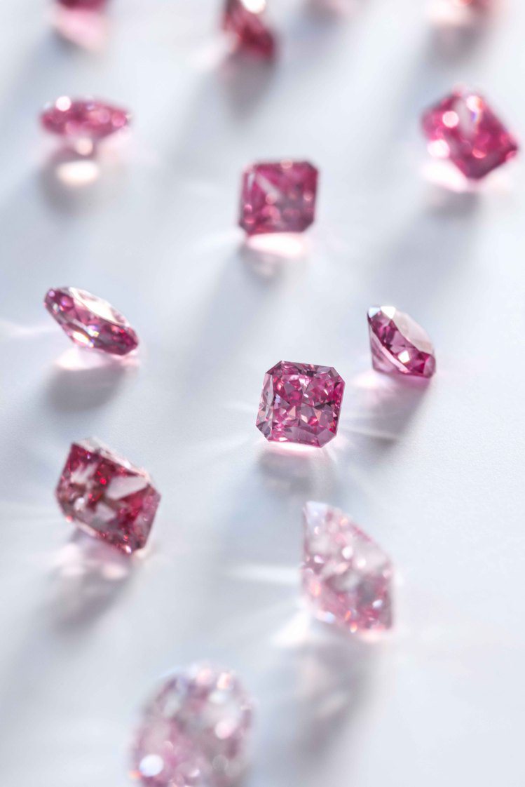 Tiffany & Co. 2023高級珠寶展即將於高雄登場，特別呈獻35顆珍罕阿蓋爾粉鑽。圖／Tiffany提供