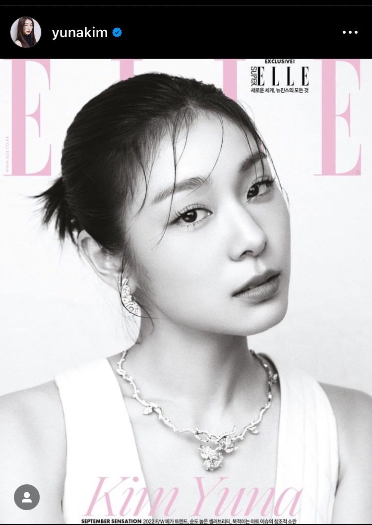 南韓花式滑冰女王金妍兒是Dior品牌大使。圖／摘自IG @yunakim