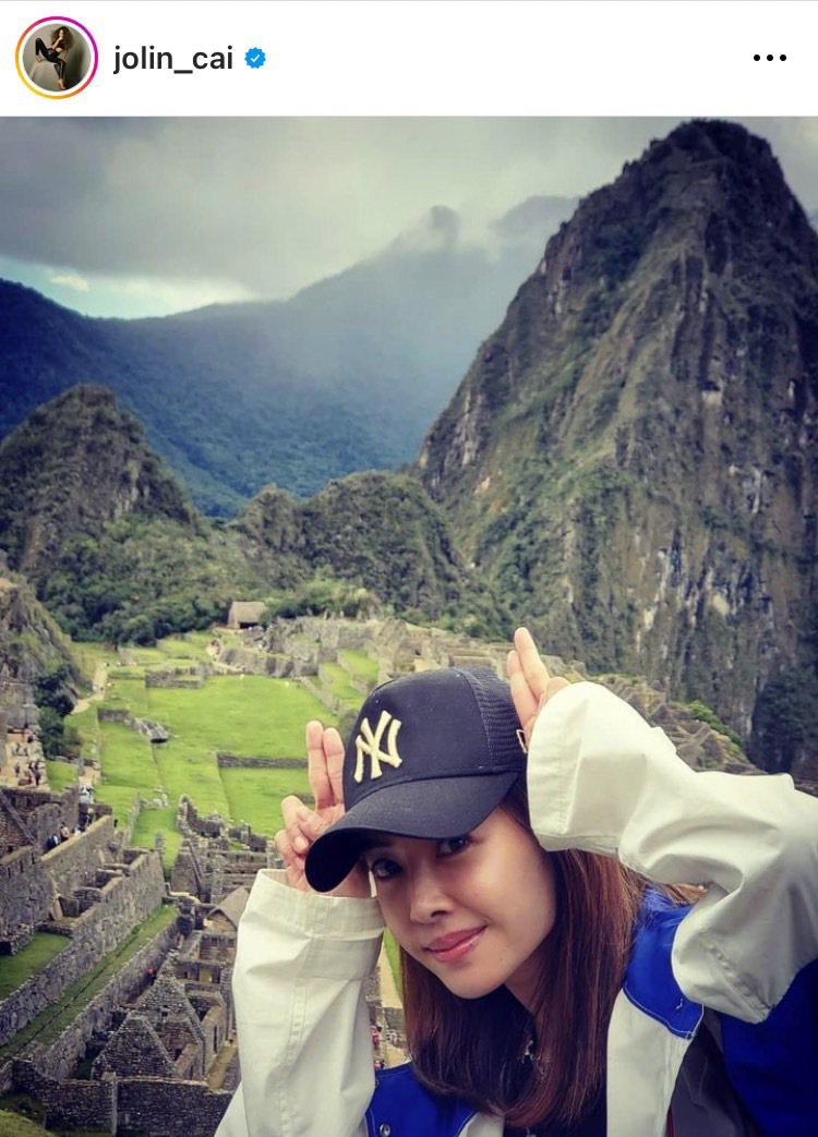 蔡依林曾於2019年造訪秘魯，此為馬丘比丘。圖／摘自藝人IG