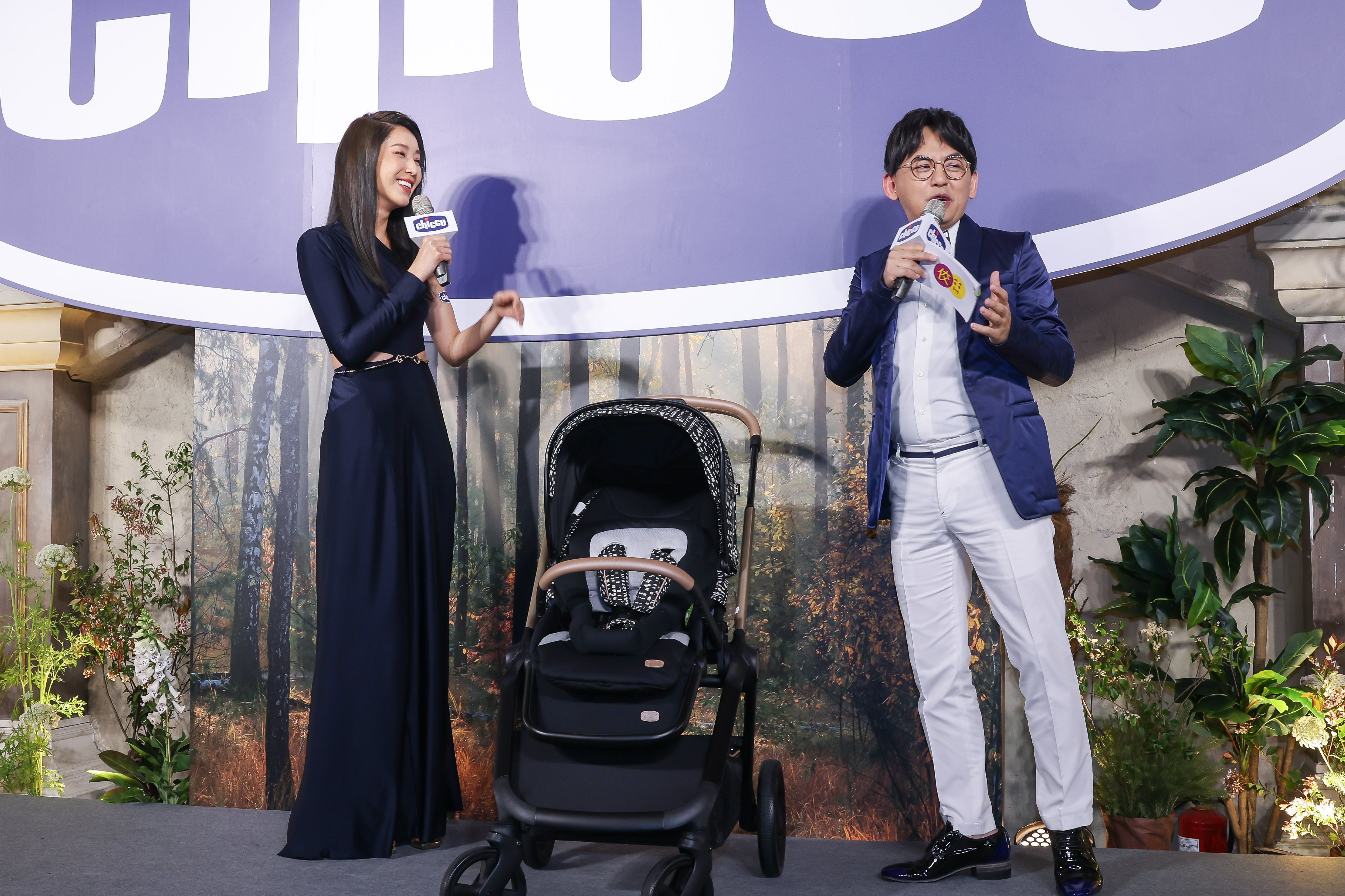 隋棠(左）出席嬰幼品牌活動，黃子佼提到她的暖舉。記者吳致碩／攝影