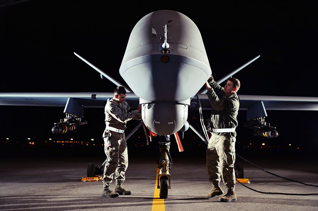 圖為美國MQ-9無人機。 圖／美國空軍