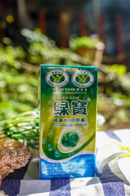 「綠寶綠藻片」調節免疫力、調節血糖一舉兩得。 台灣綠藻公司/提供