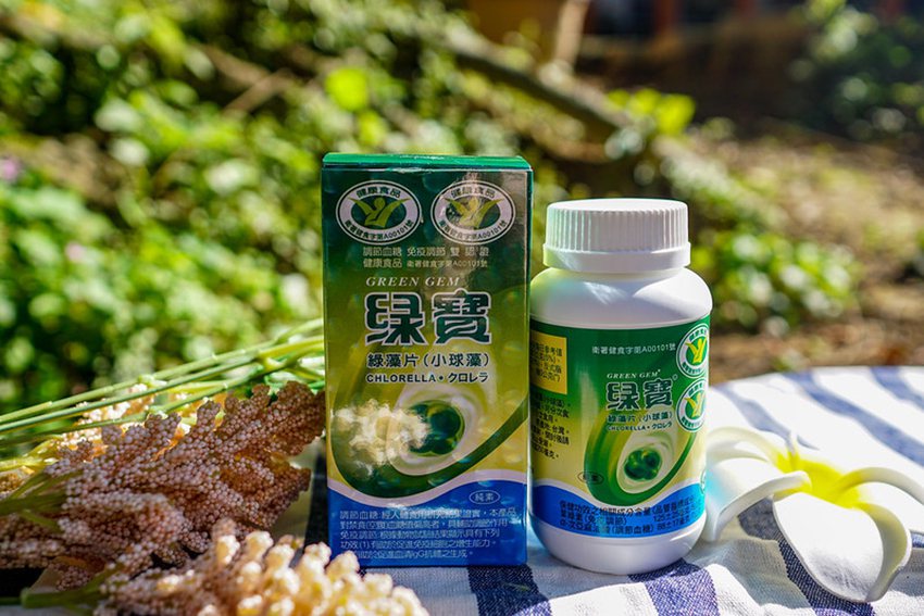 空腹血糖值偏高者醫師建議每日可食用28粒綠藻調節血糖。 台灣綠藻公司/提供