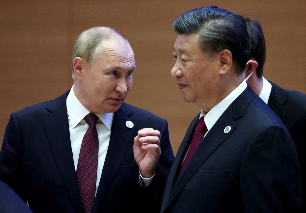 俄羅斯總統普亭與中國大陸國家主席習近平。資料照片。路透