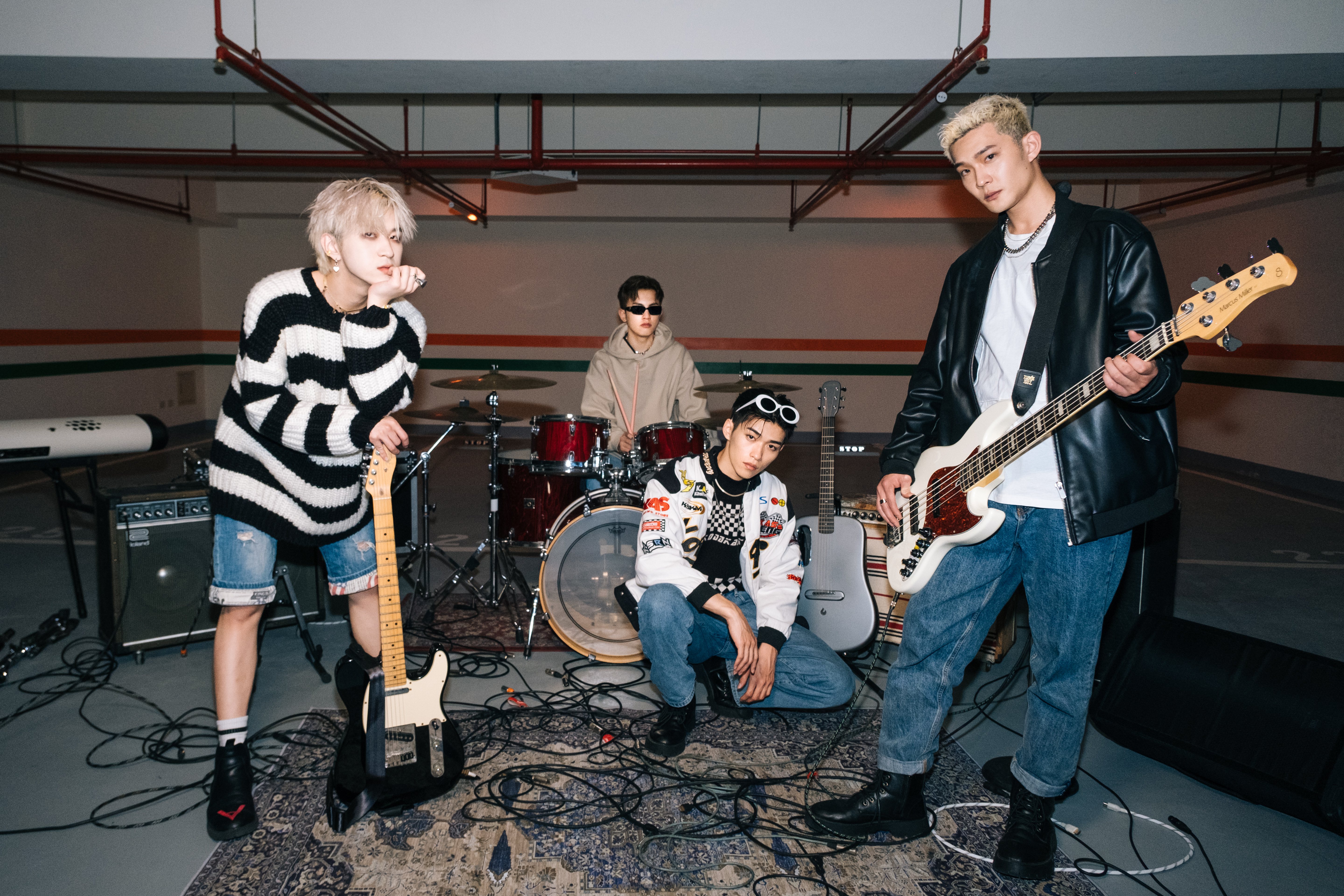 男團「U:NUS」新歌「修理偶」今17日凌晨上架，直衝新歌即時榜冠軍。圖／滾石提供
