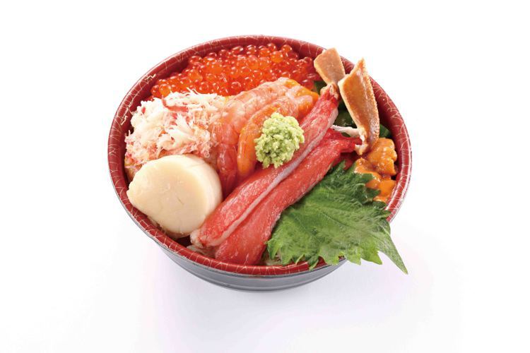北海道工坊豪華海鮮丼每份售價750元。圖／SOGO提供