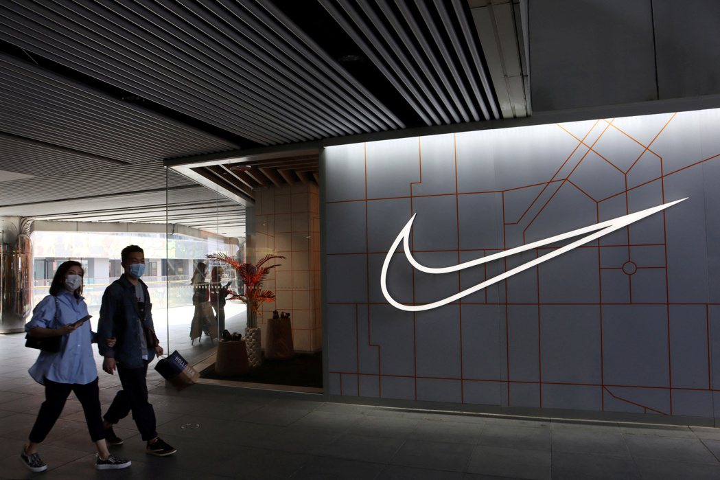 Nike位於中國大陸北京一處門市。  路透
