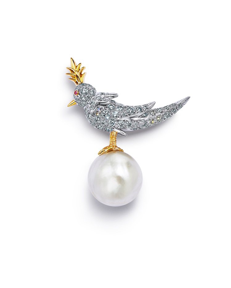 Tiffany & Co. Schlumberger石上鳥今年新推出珍珠...