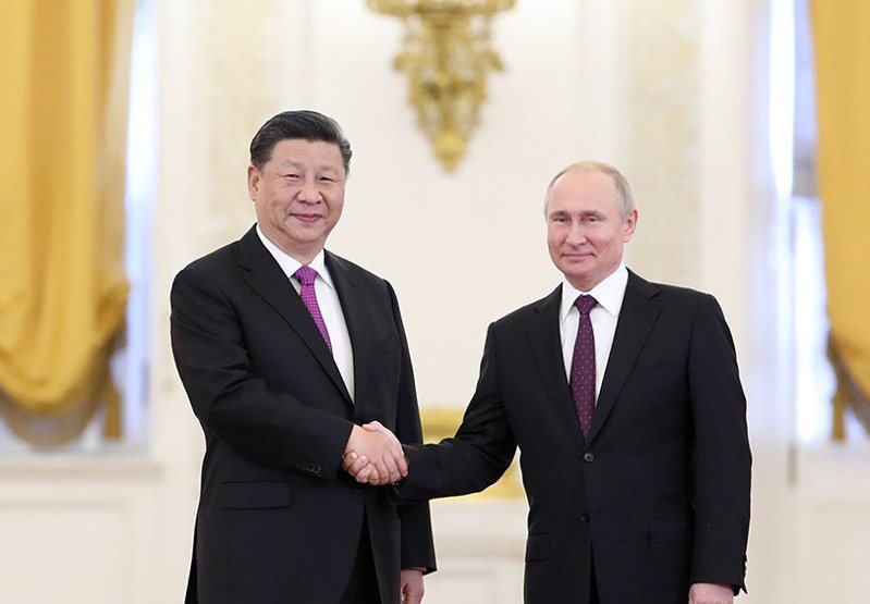 中國國家主席習近平訪俄舉行習普會。（新華社）