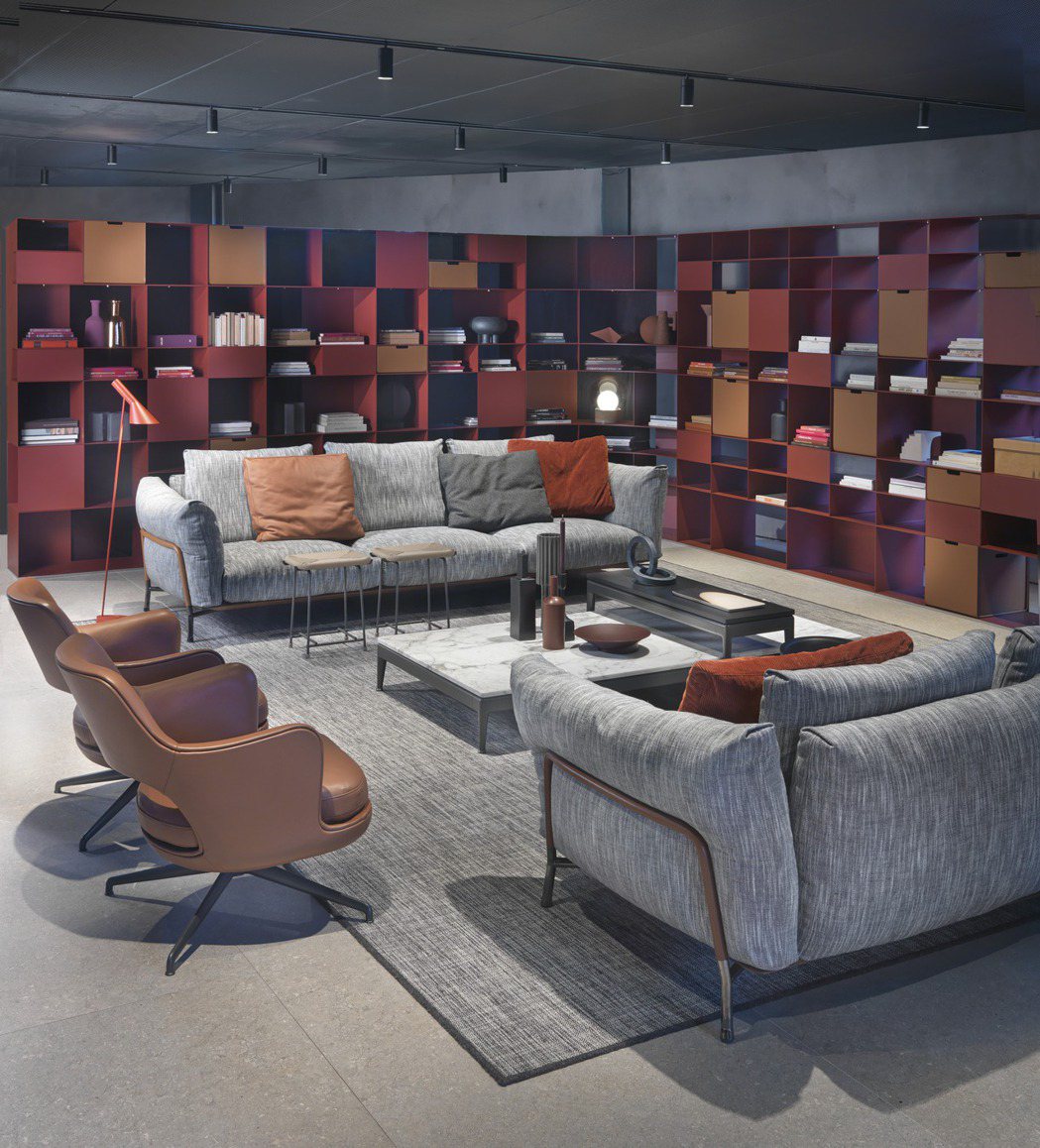 Flexform新推出Ambroeus沙發，兼具質感細節設計與舒適感。圖／D&L...