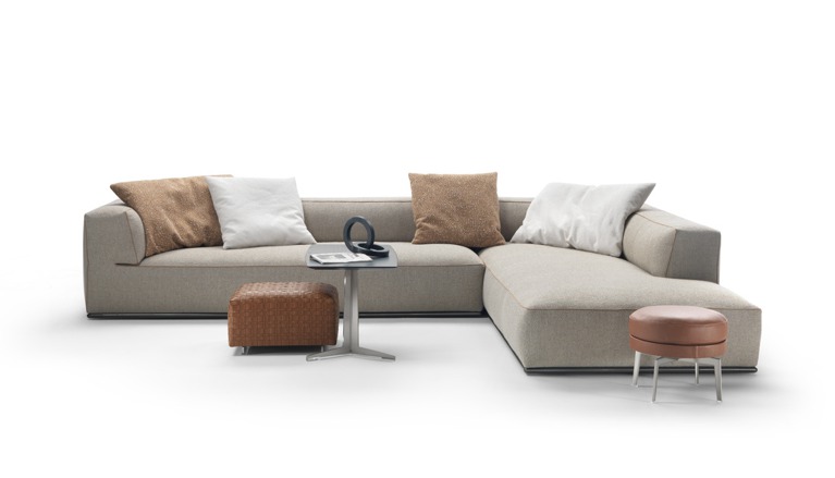 Flexform的Perry沙發，更強調使用者的舒適感。圖／D&L丹意信實集團提供