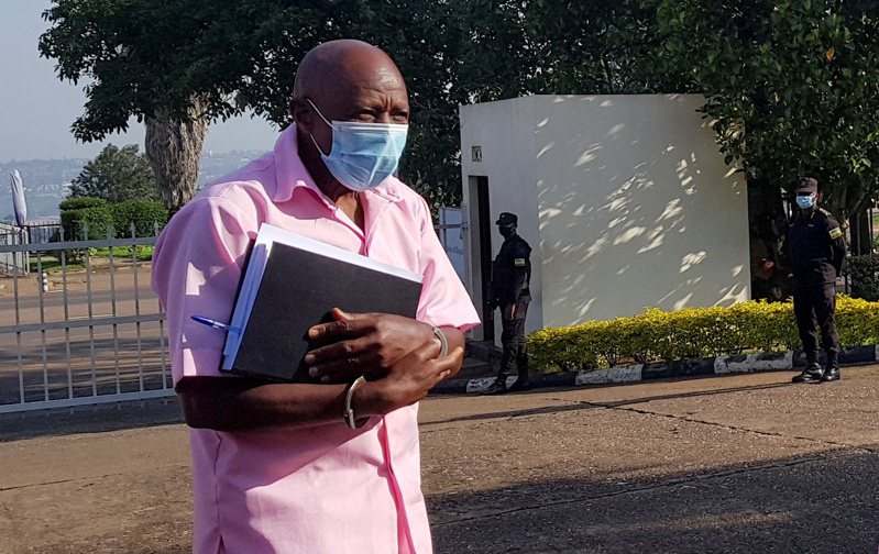 電影「盧安達飯店」（Hotel Rwanda）英雄原型人物魯塞薩巴奇納即將獲釋出獄。 路透社資料照片