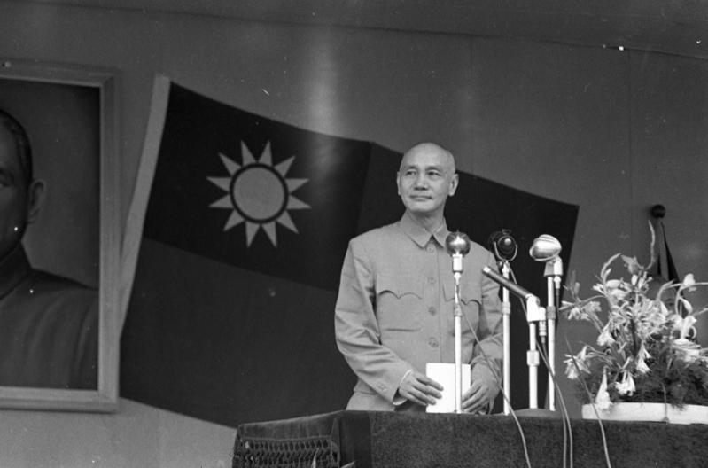 前總統蔣介石。圖／聯合報系資料照片