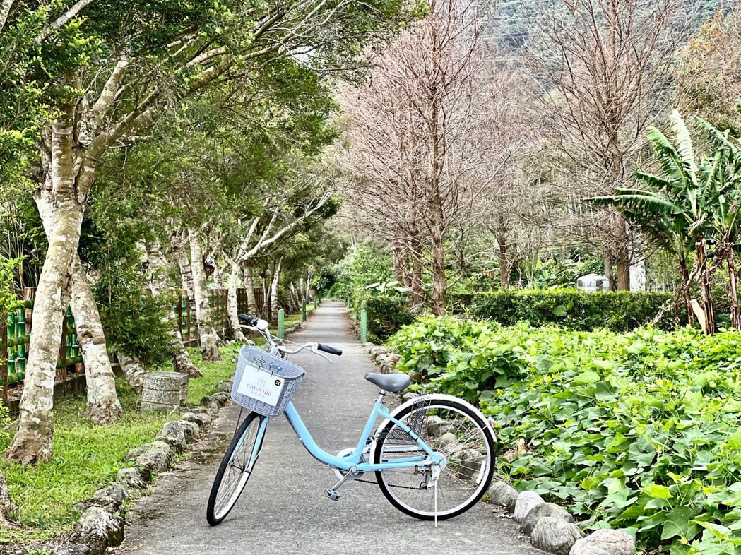 秧悅美地度假酒店附近的初英自行車道空氣清新、美不勝收。 陳志光／攝影