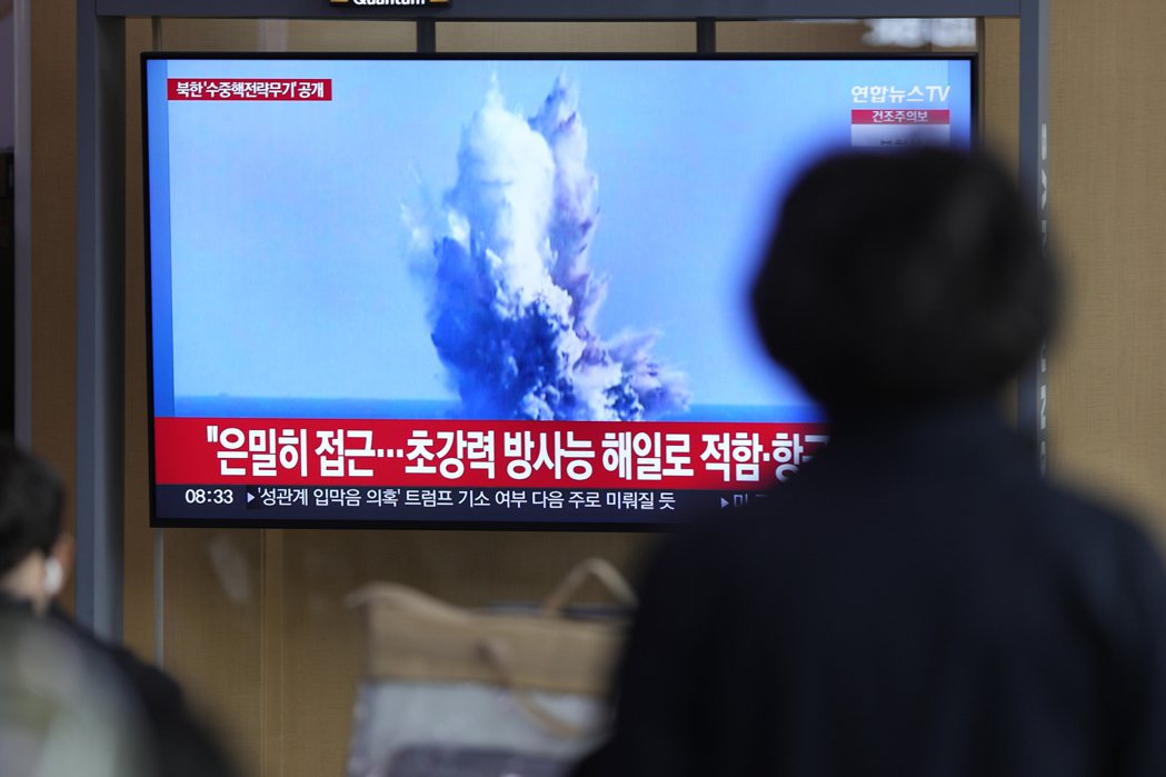 韓聯社報導，南韓軍方指出「北韓27日又向朝鮮半島東部海域發射一枚彈道飛彈」。美聯...