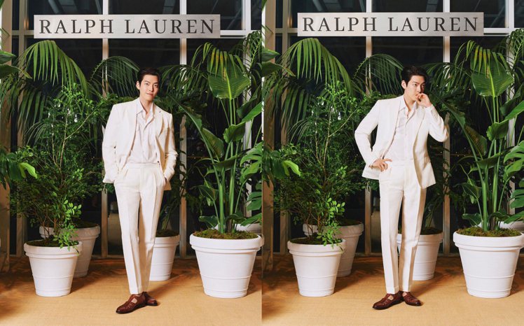 男神金宇彬現身時裝品牌Ralph Lauren於南韓舉辦的春夏新品活動。圖／摘自...
