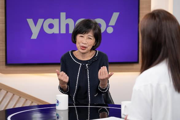 民眾黨主席陳佩琪今天接受議員鍾沛君網路節目專訪。圖/YAHOO「今天誰來沛」提供