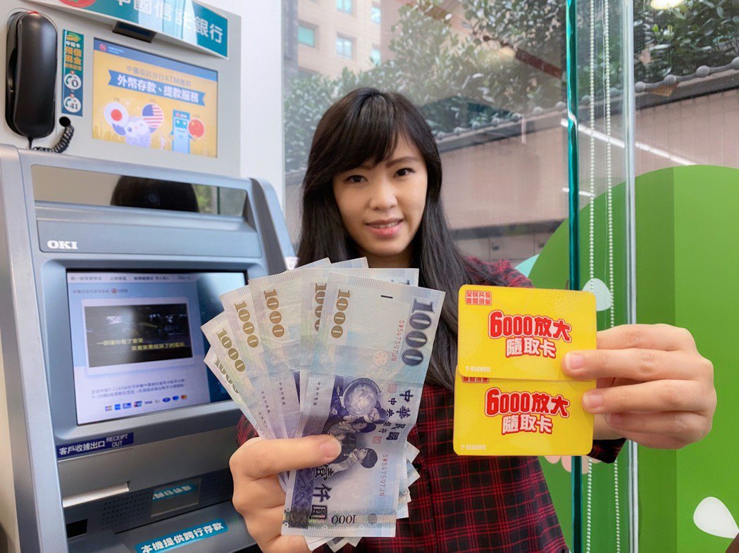 7-ELEVEN自4月10日起再推出「6,000元放大隨取卡」預購(限持「ATM...