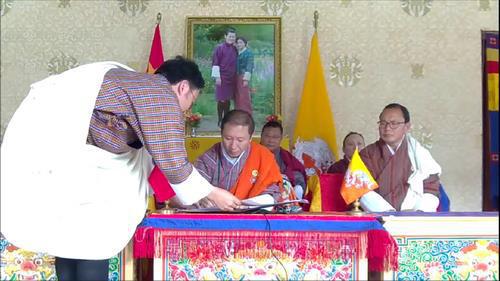 不丹首相近日表示，有望在一兩輪會談內，劃定與大陸邊界。圖為2021年10月14日...