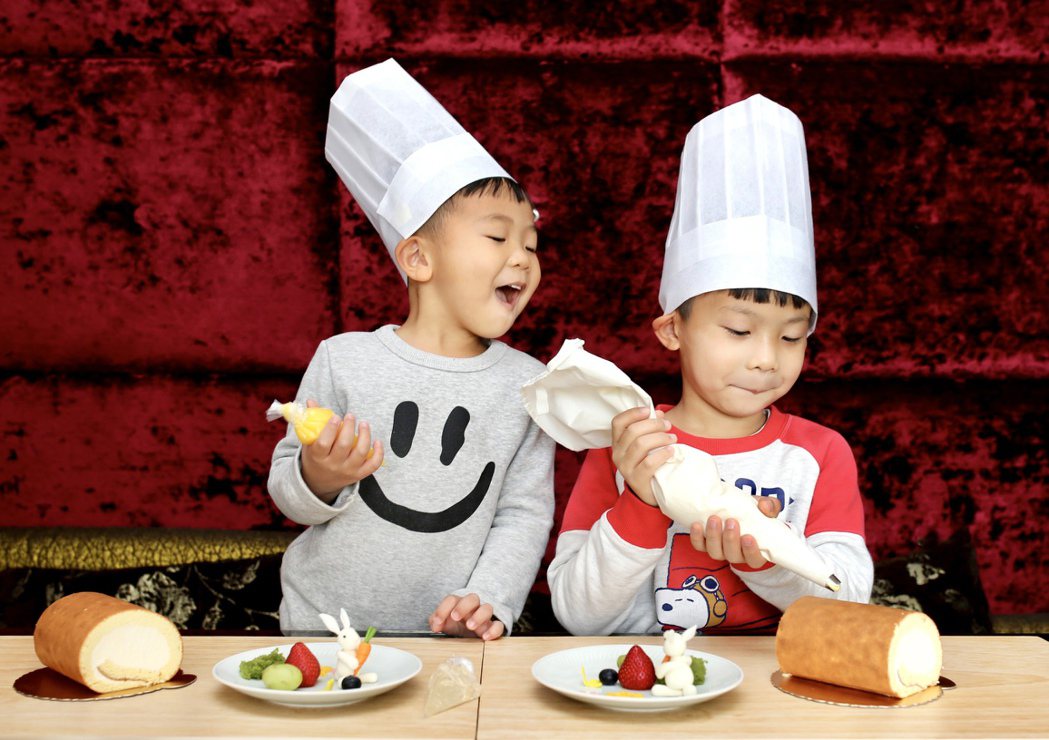 台中福華推出一系列兒童節活動，包含適合親子同樂的蛋糕手作派對。台中福華提供