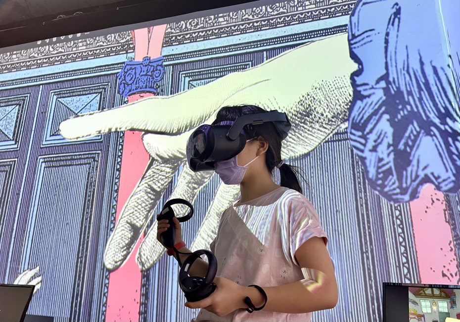 高市經發局與HTC合作推出VR遊戲。經發局提供