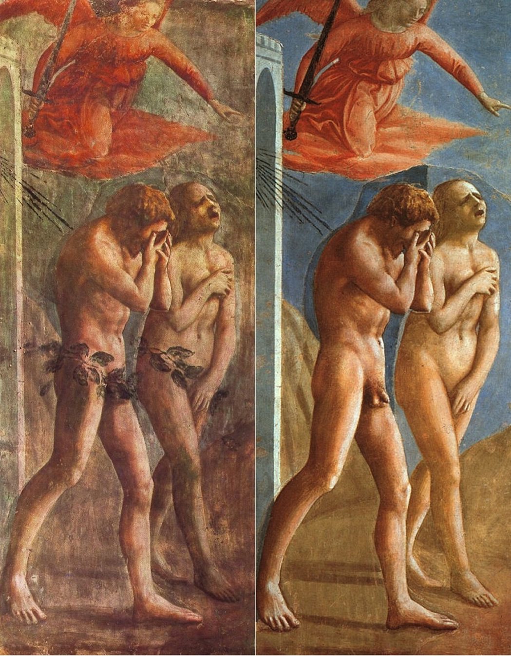 馬薩喬（Masaccio）《逐出伊甸園》（The Expulsion from ...